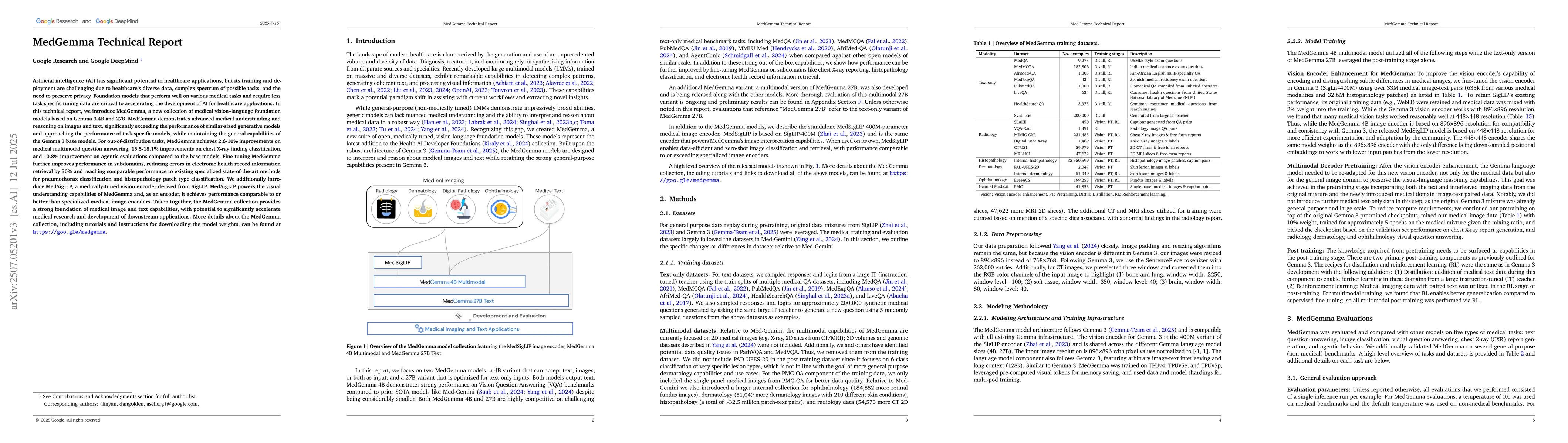 Thumbnail for MedGemma Technical Report