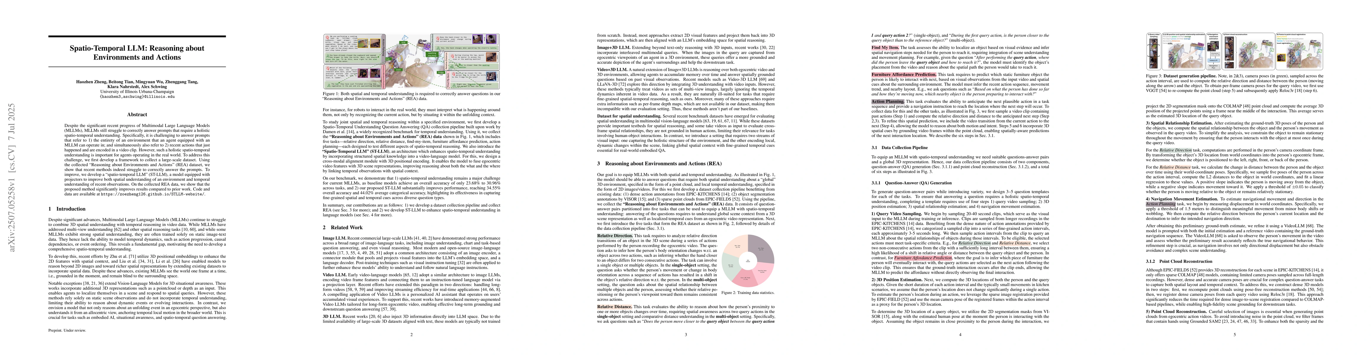 Thumbnail for Spatio-Temporal LLM: Reasoning about Environments and Actions