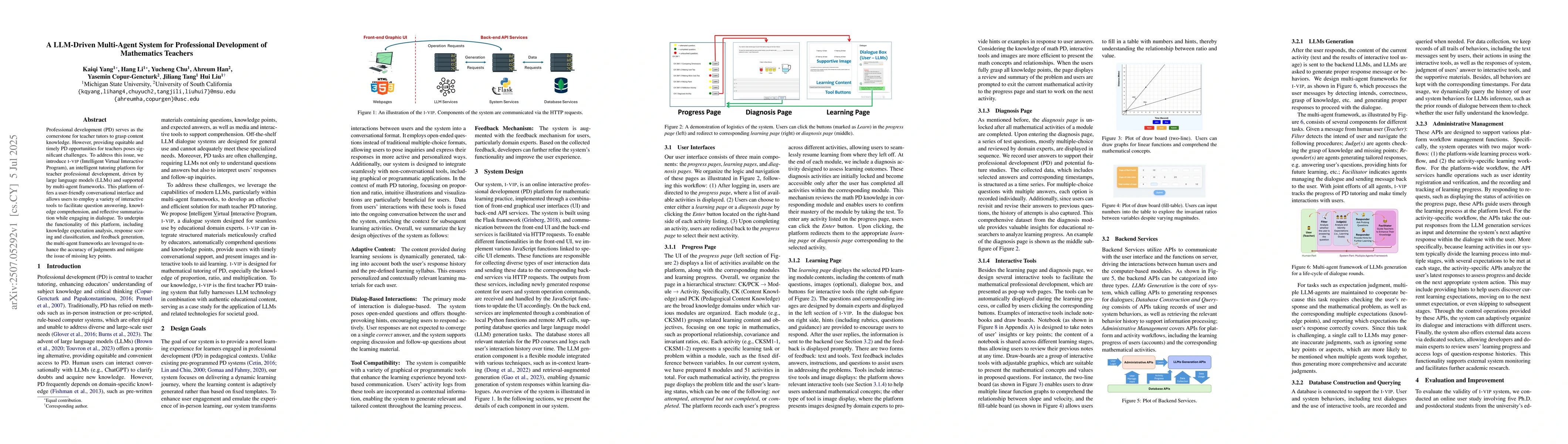 Thumbnail for A LLM-Driven Multi-Agent Systems for Professional Development of
  Mathematics Teachers