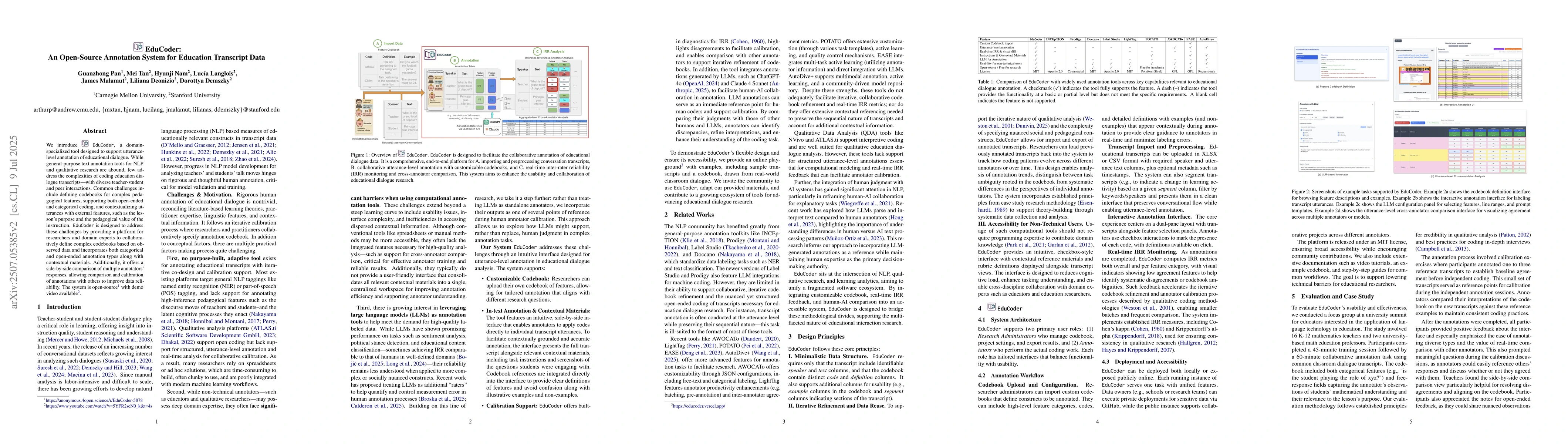Thumbnail for EduCoder: An Open-Source Annotation System for Education Transcript Data