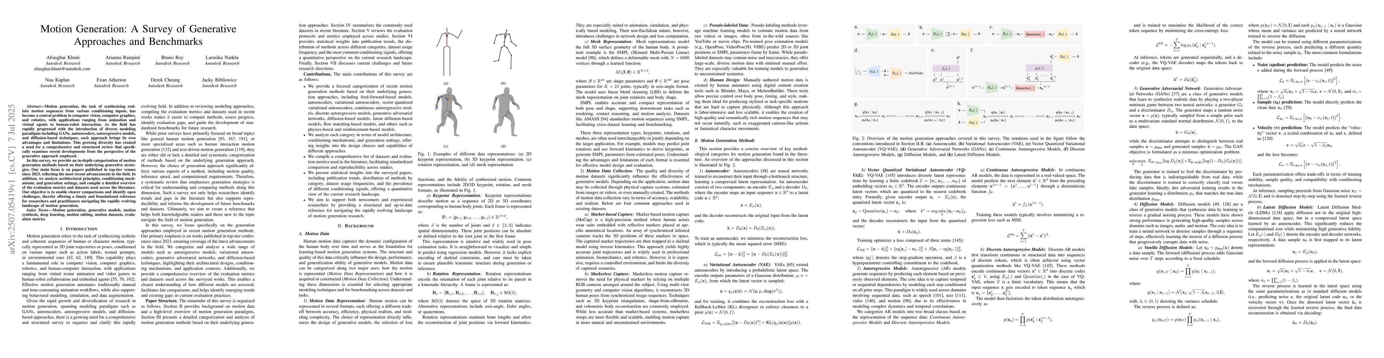 Thumbnail for Motion Generation: A Survey of Generative Approaches and Benchmarks