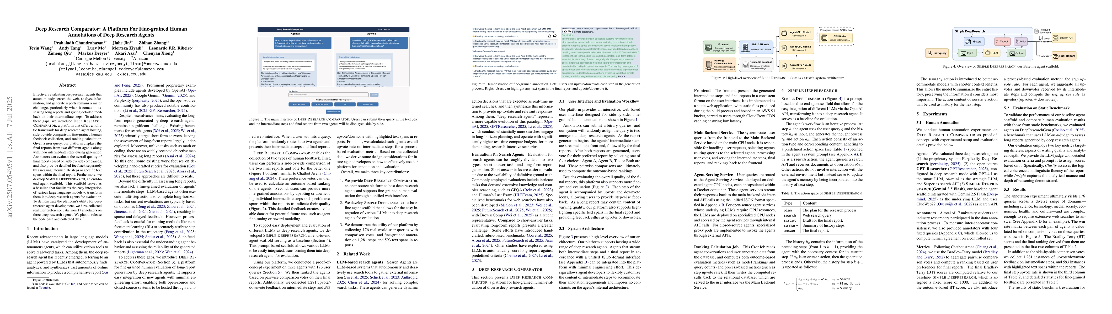 Thumbnail for Deep Research Comparator: A Platform For Fine-grained Human Annotations
  of Deep Research Agents