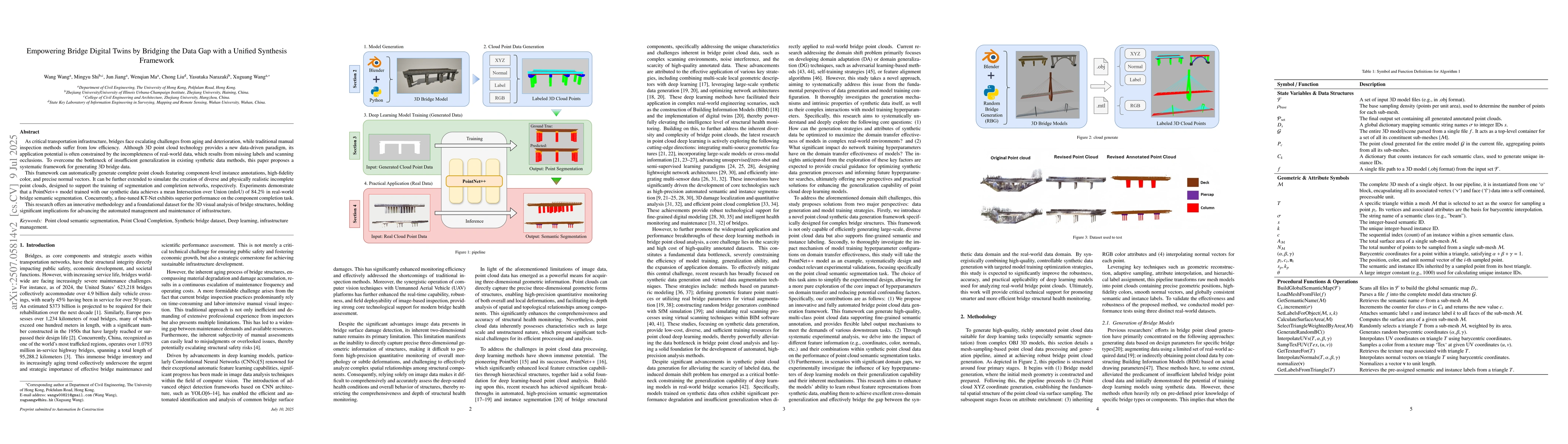 Thumbnail for Empowering Bridge Digital Twins by Bridging the Data Gap with a Unified
  Synthesis Framework