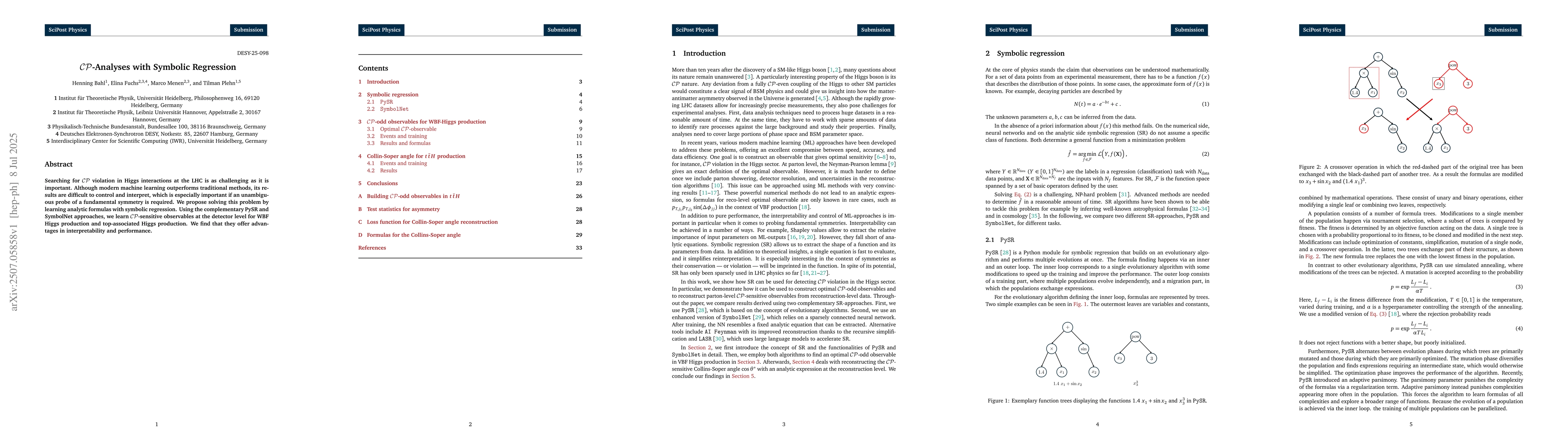 Thumbnail for $\mathcal{CP}$-Analyses with Symbolic Regression