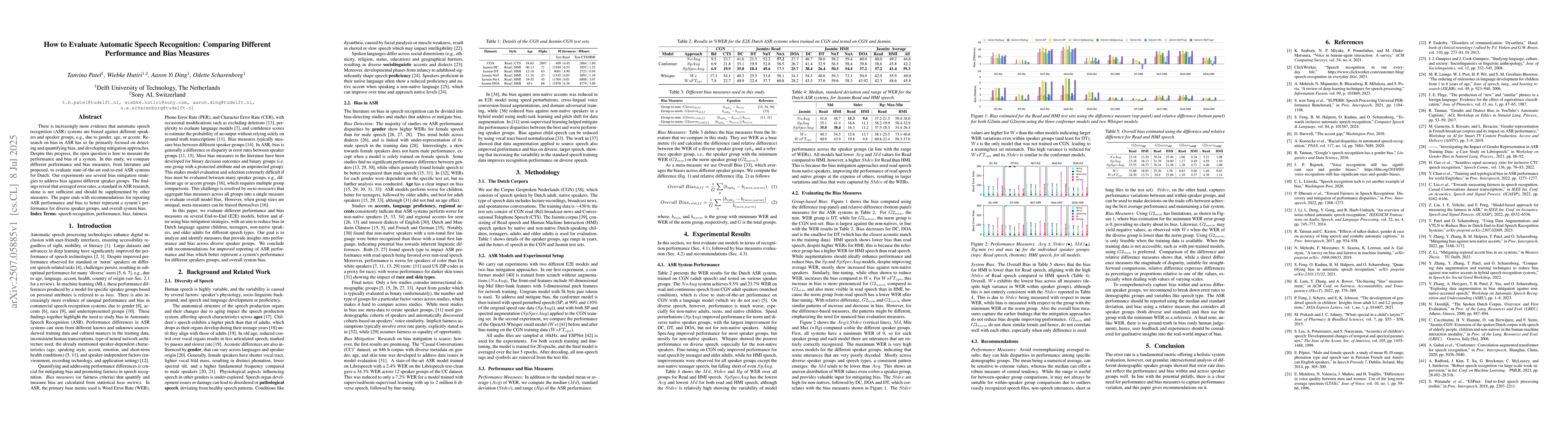 Thumbnail for How to Evaluate Automatic Speech Recognition: Comparing Different
  Performance and Bias Measures