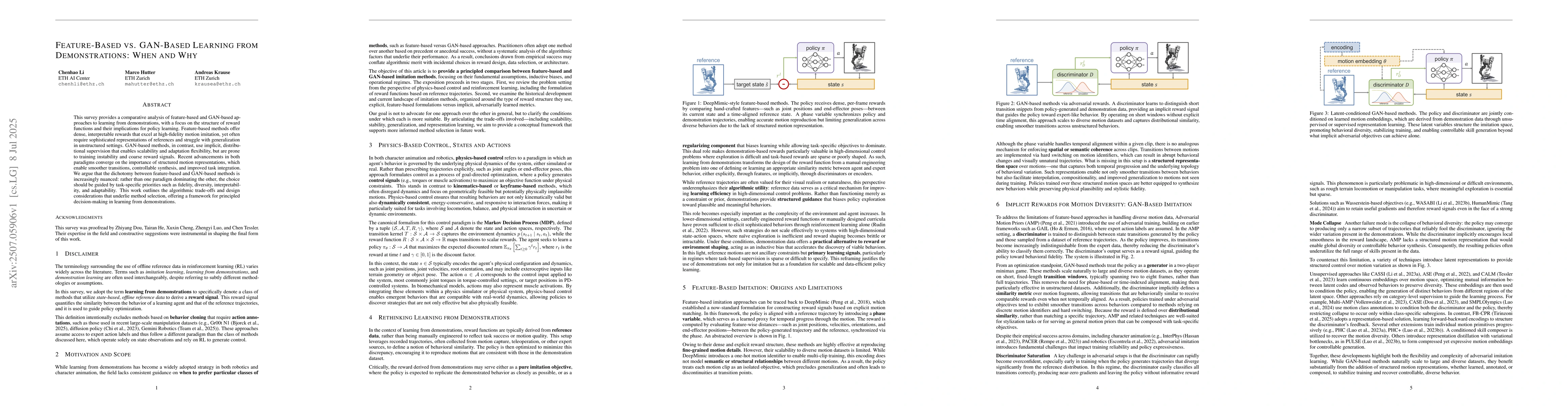 Thumbnail for Feature-Based vs. GAN-Based Learning from Demonstrations: When and Why