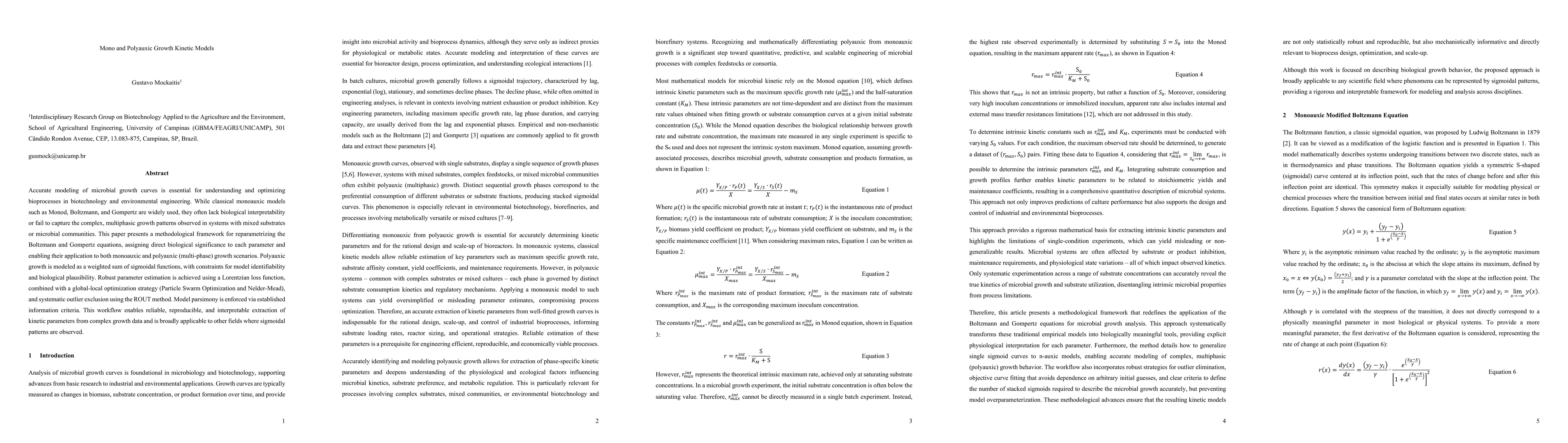Thumbnail for Mono and Polyauxic Growth Kinetic Models