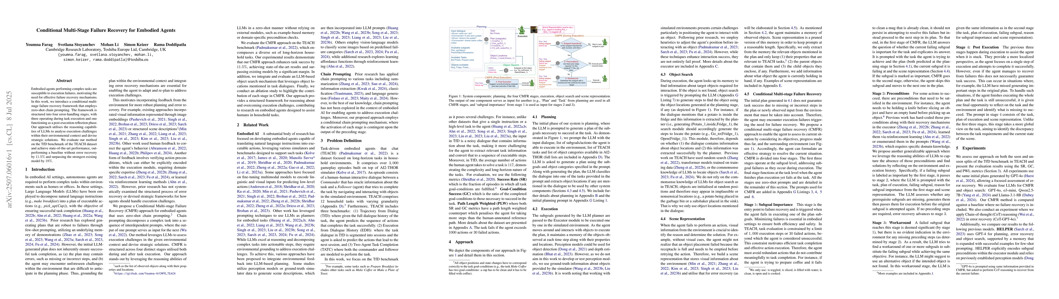 Thumbnail for Conditional Multi-Stage Failure Recovery for Embodied Agents