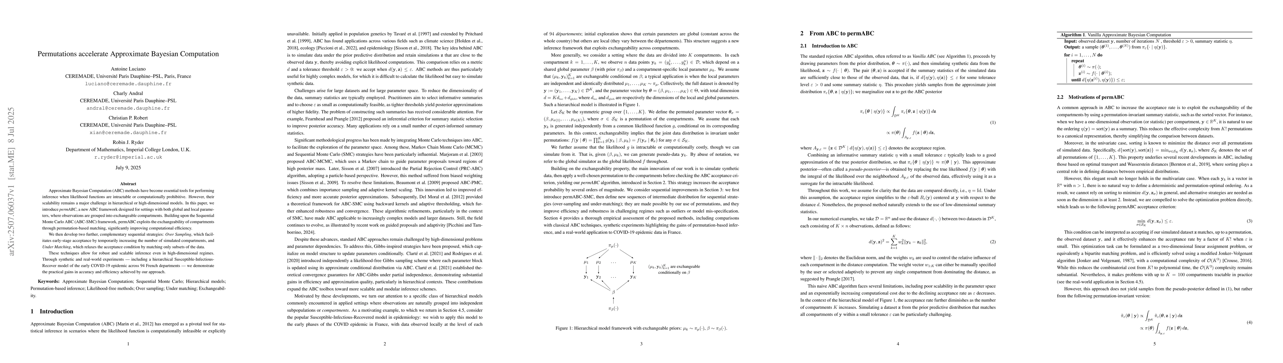Thumbnail for Permutations accelerate Approximate Bayesian Computation