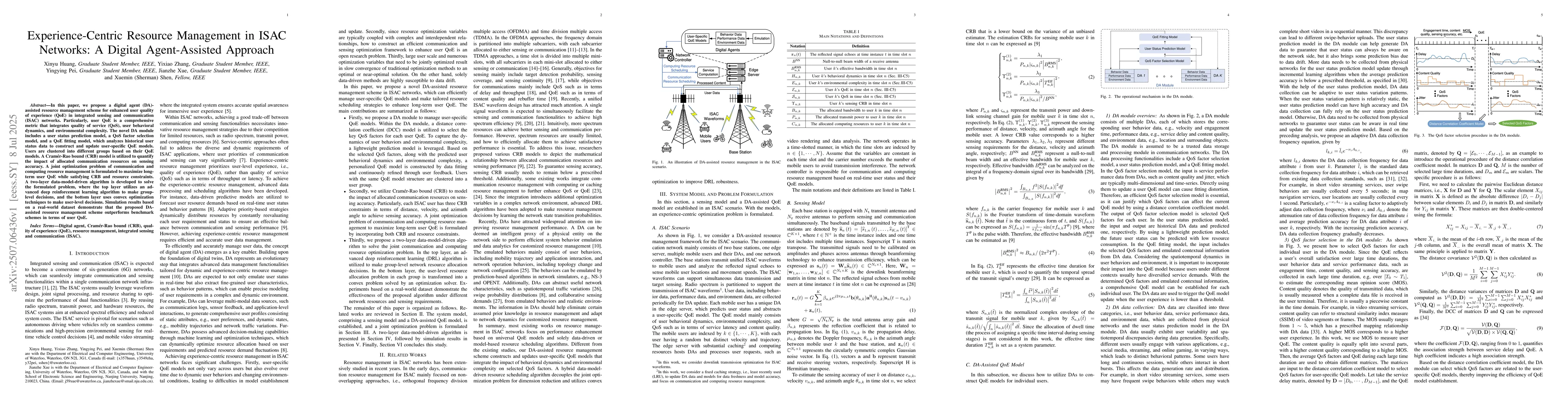 Thumbnail for Experience-Centric Resource Management in ISAC Networks: A Digital
  Agent-Assisted Approach