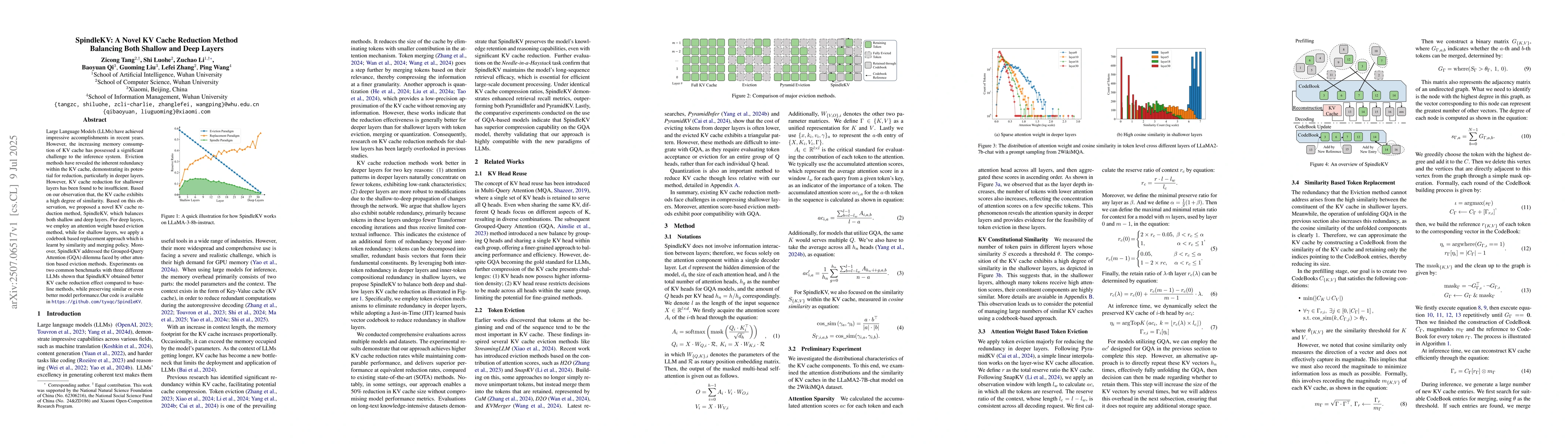 Thumbnail for SpindleKV: A Novel KV Cache Reduction Method Balancing Both Shallow and
  Deep Layers