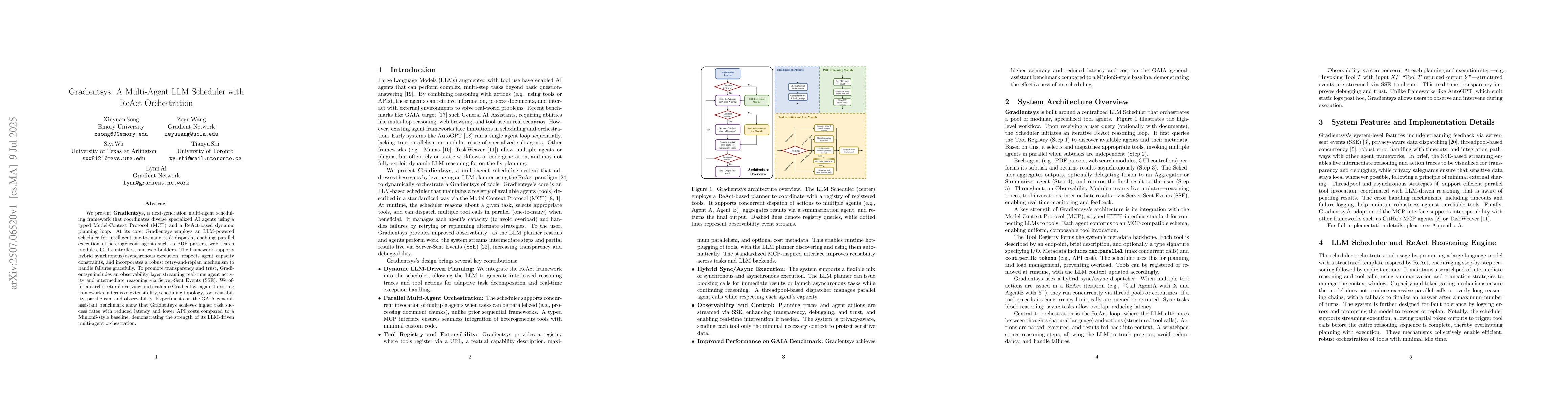 Thumbnail for Gradientsys: A Multi-Agent LLM Scheduler with ReAct Orchestration