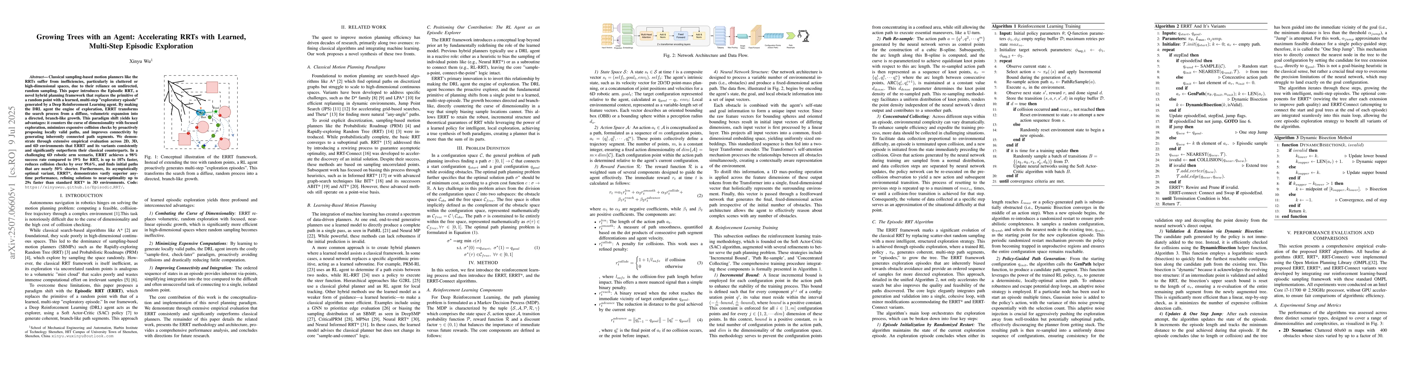 Thumbnail for Growing Trees with an Agent: Accelerating RRTs with Learned, Multi-Step
  Episodic Exploration