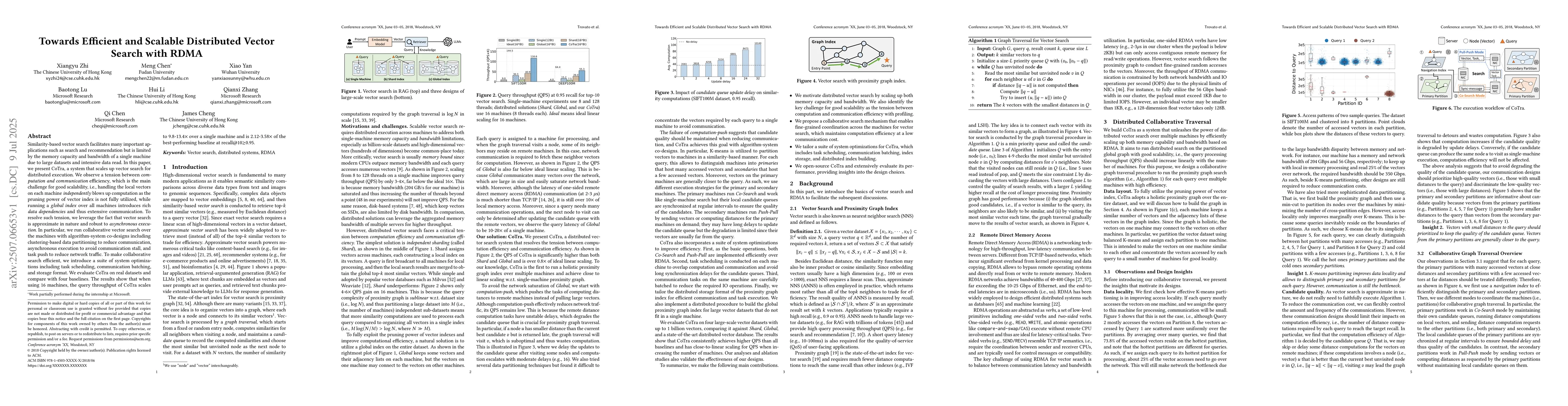 Thumbnail for Towards Efficient and Scalable Distributed Vector Search with RDMA