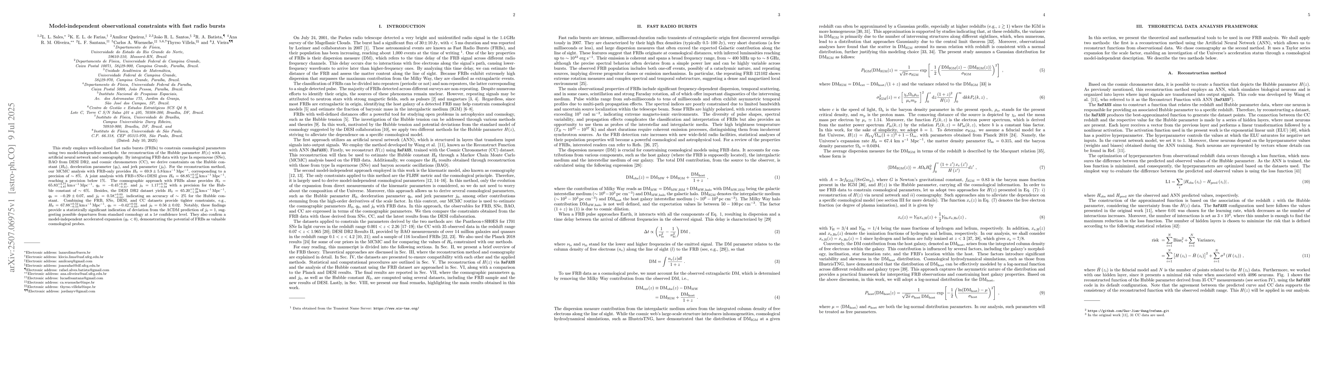 Thumbnail for Model-independent observational constraints with fast radio bursts