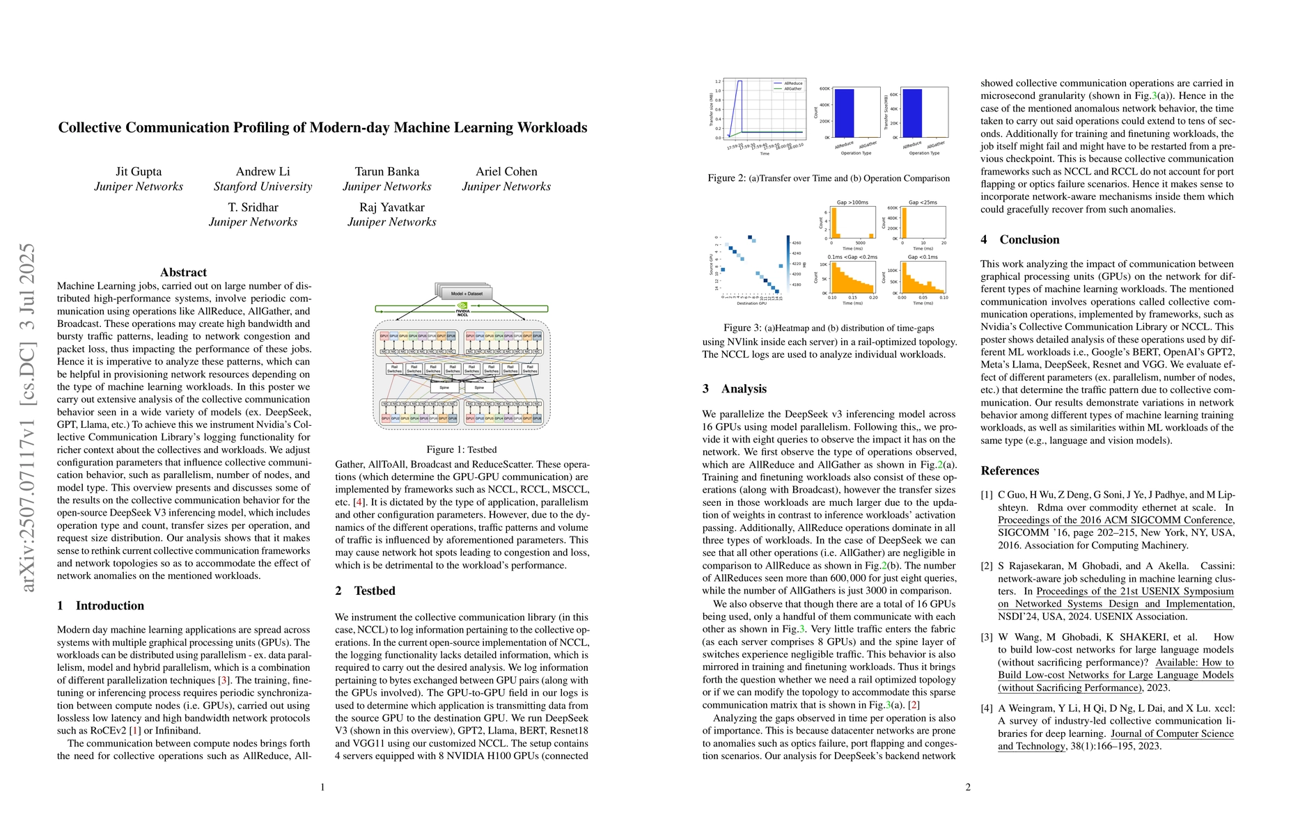 Thumbnail for Collective Communication Profiling of Modern-day Machine Learning
  Workloads