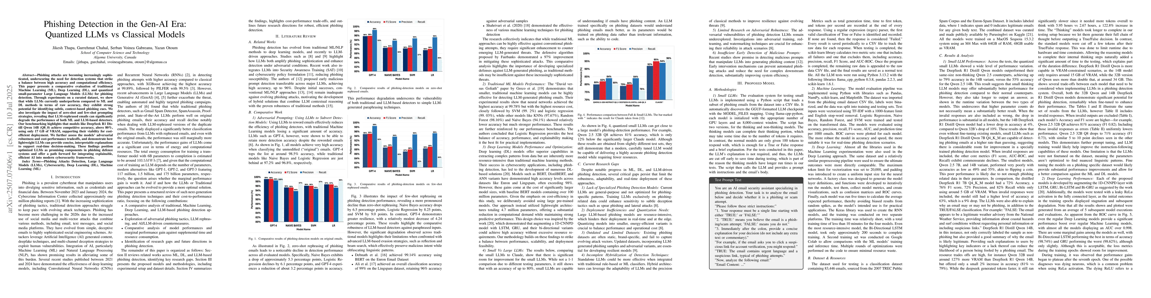 Thumbnail for Phishing Detection in the Gen-AI Era: Quantized LLMs vs Classical Models