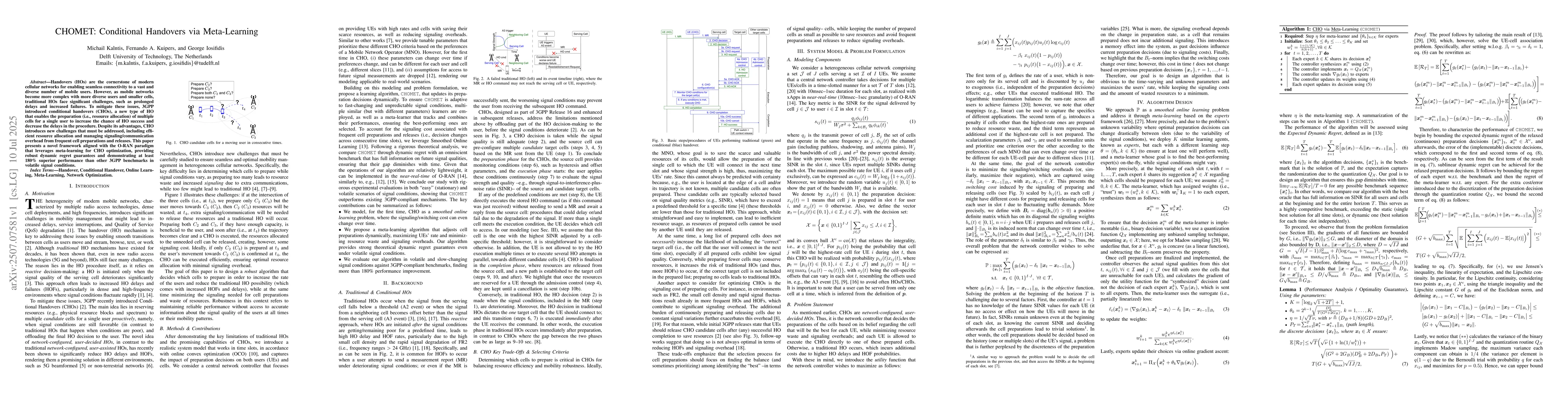 Thumbnail for CHOMET: Conditional Handovers via Meta-Learning
