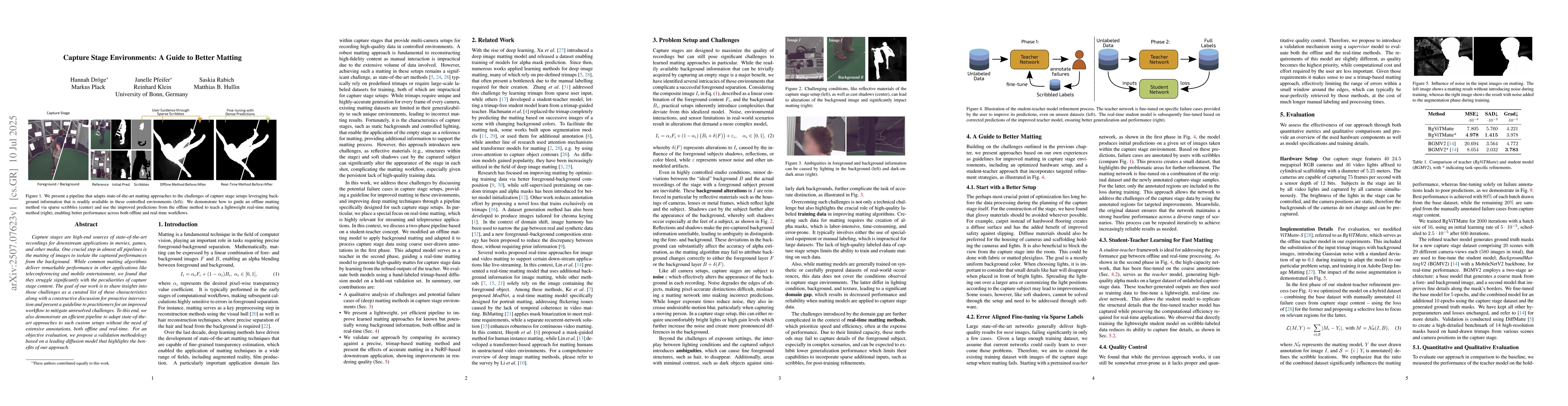 Thumbnail for Capture Stage Environments: A Guide to Better Matting