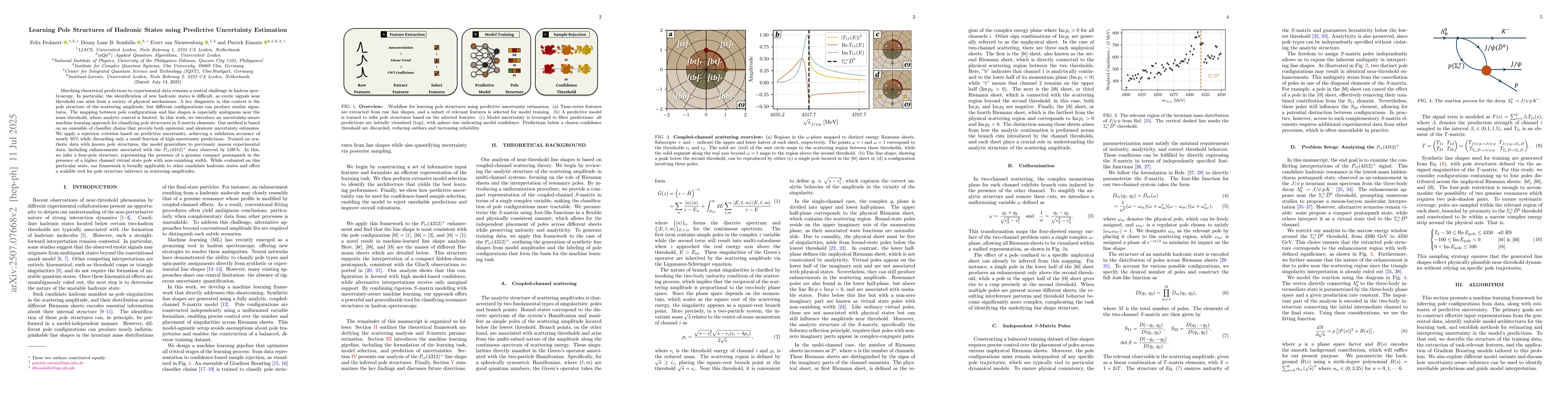 Thumbnail for Learning Pole Structures of Hadronic States using Predictive Uncertainty
  Estimation