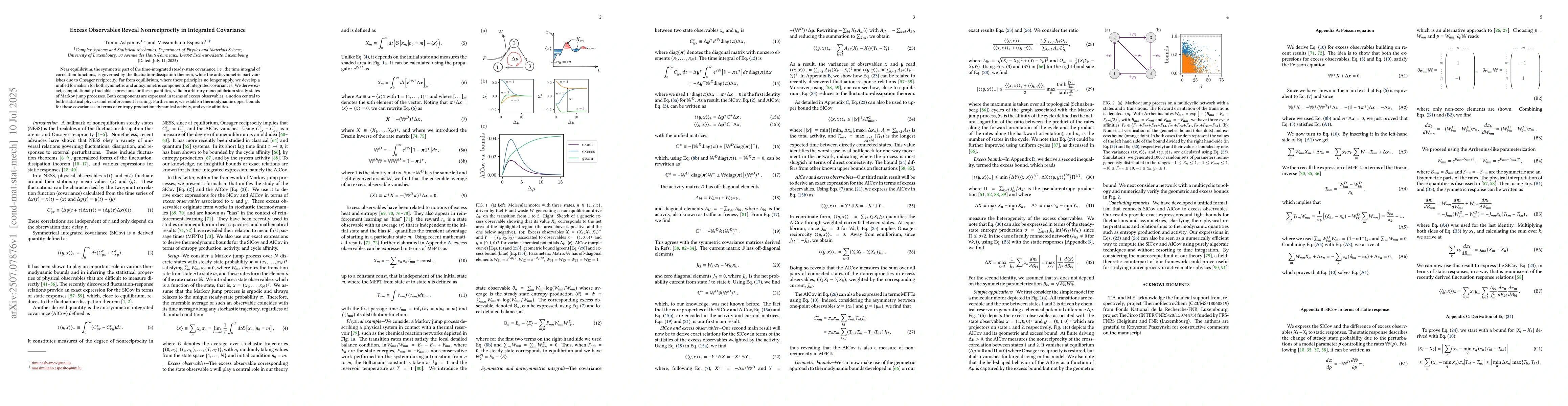 Thumbnail for Excess Observables Reveal Nonreciprocity in Integrated Covariance