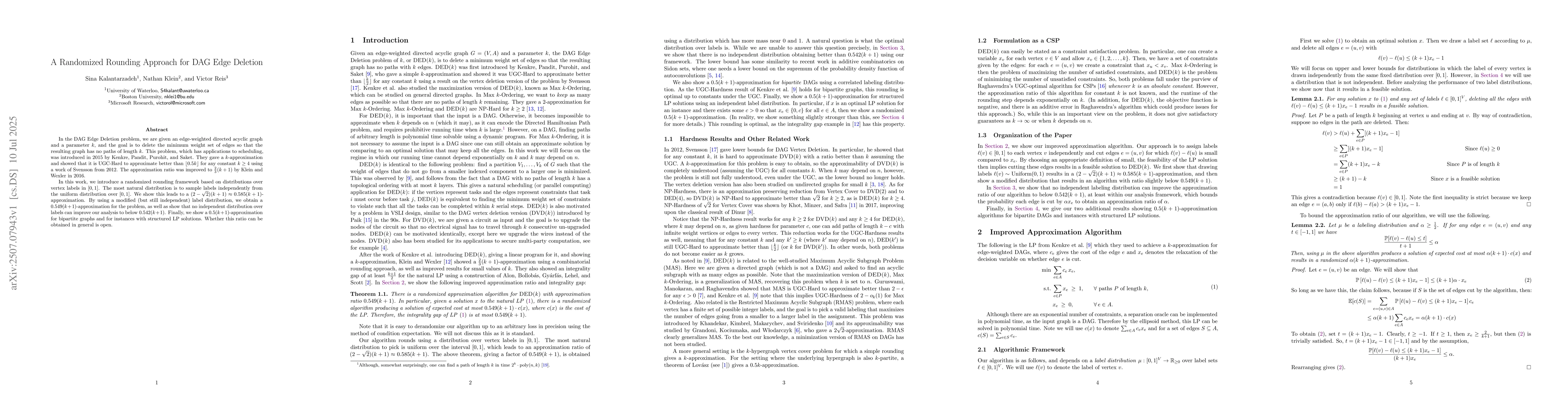 Thumbnail for A Randomized Rounding Approach for DAG Edge Deletion