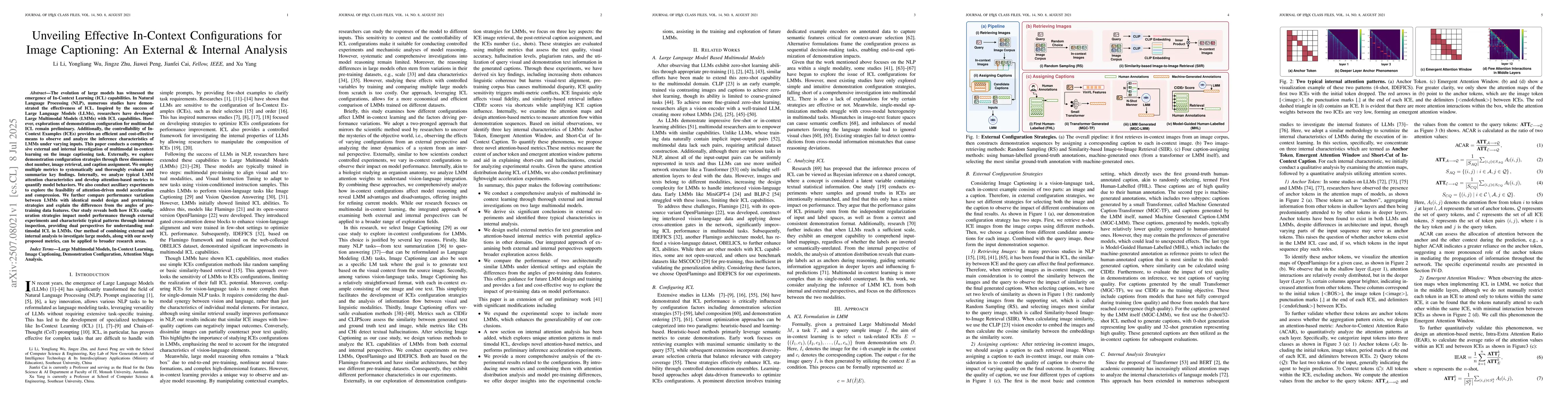 Thumbnail for Unveiling Effective In-Context Configurations for Image Captioning: An
  External & Internal Analysis