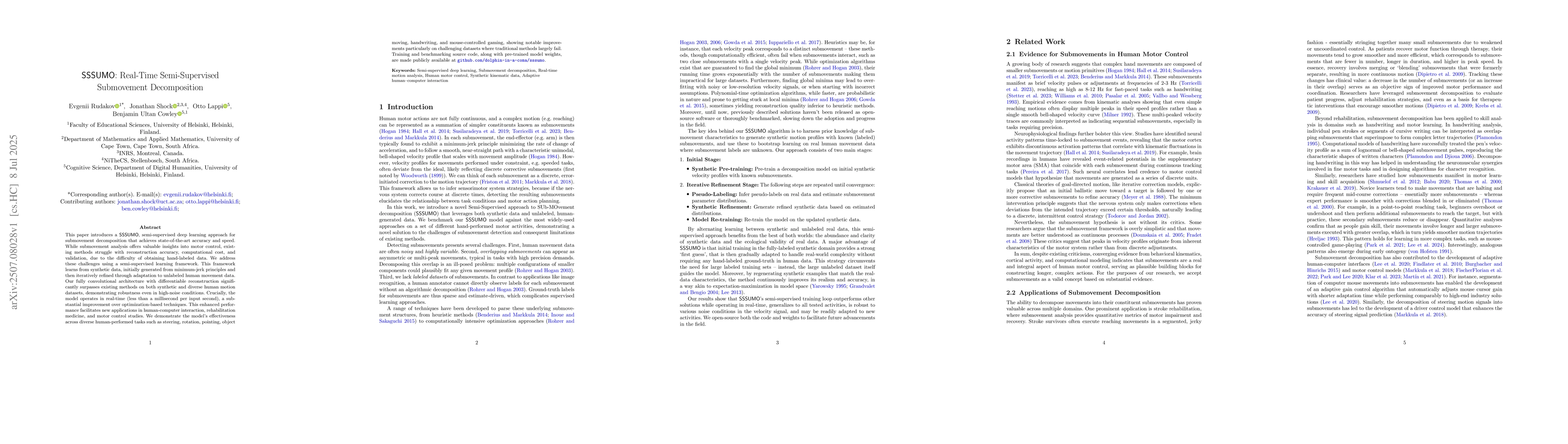 Thumbnail for SSSUMO: Real-Time Semi-Supervised Submovement Decomposition