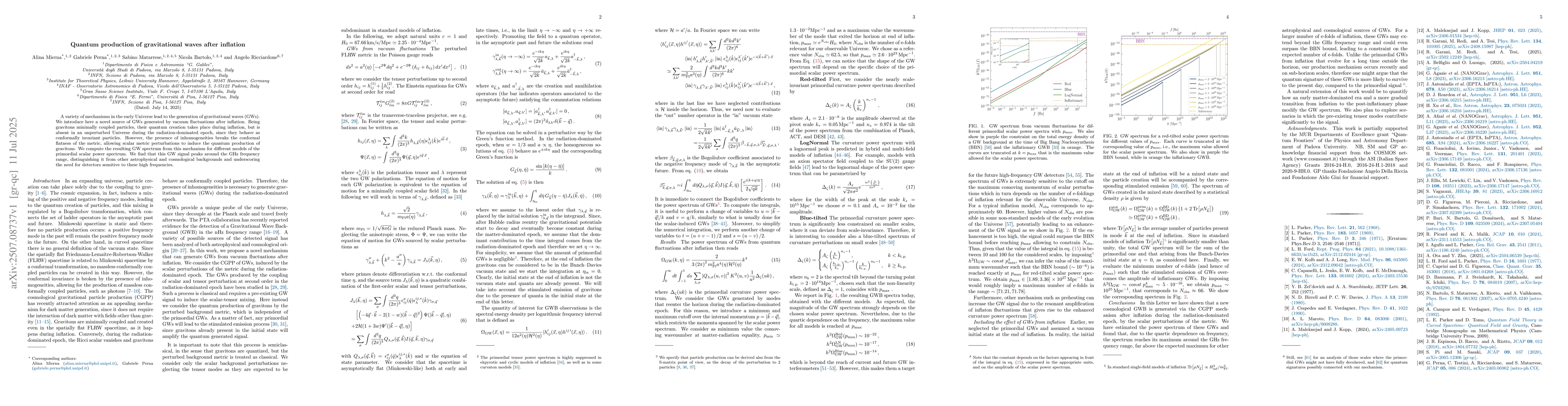 Thumbnail for Quantum production of gravitational waves after inflation