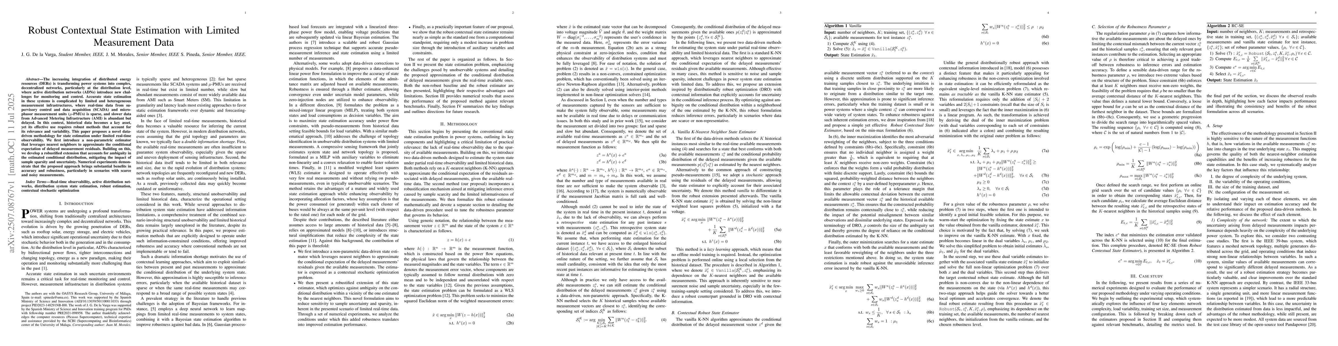 Thumbnail for Robust Contextual State Estimation with Limited Measurement Data