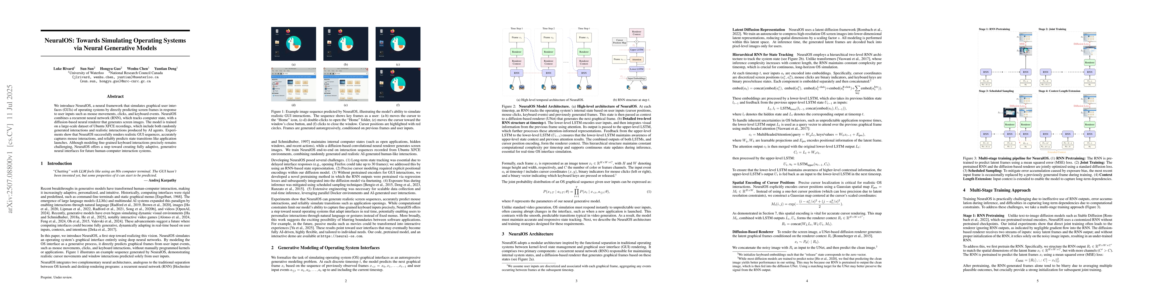 Thumbnail for NeuralOS: Towards Simulating Operating Systems via Neural Generative
  Models