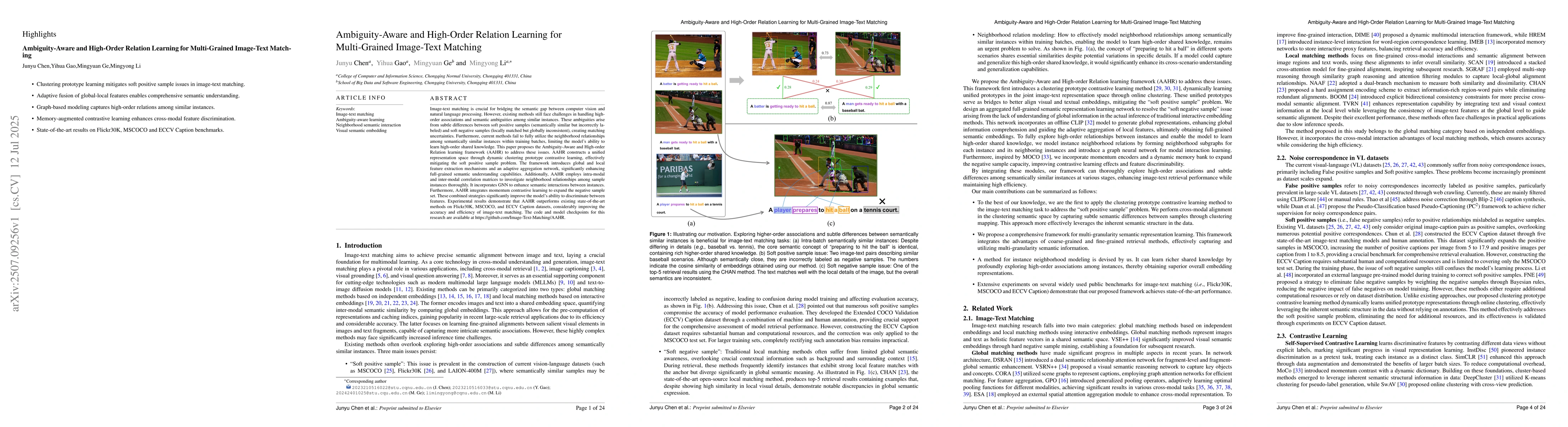 Thumbnail for Ambiguity-Aware and High-Order Relation Learning for Multi-Grained
  Image-Text Matching
