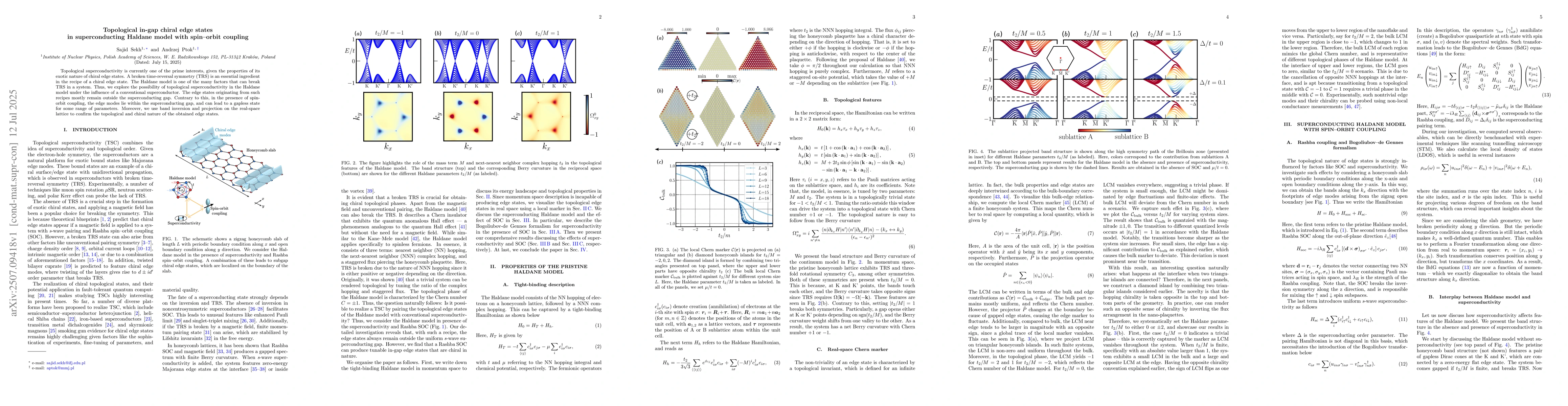 Thumbnail for Topological in-gap chiral edge states in superconducting Haldane model
  with spin-orbit coupling