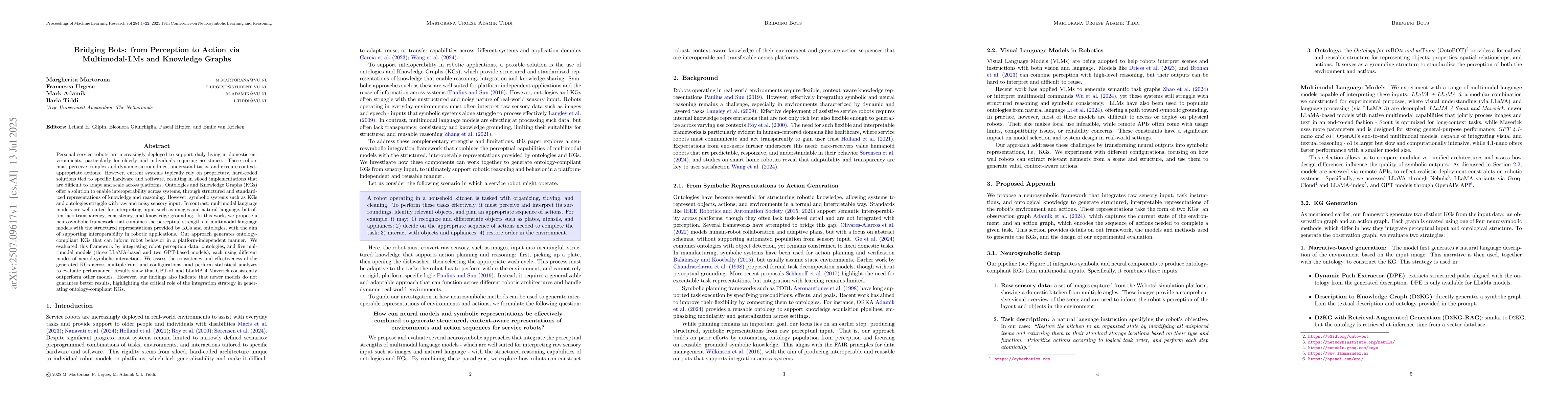 Thumbnail for Bridging Bots: from Perception to Action via Multimodal-LMs and
  Knowledge Graphs
