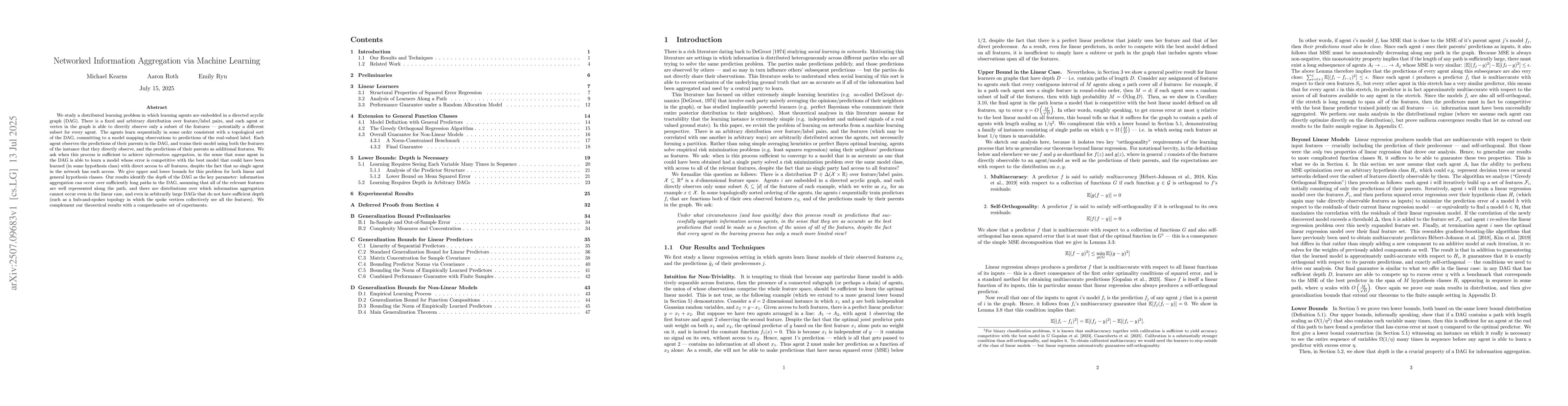 Thumbnail for Networked Information Aggregation via Machine Learning