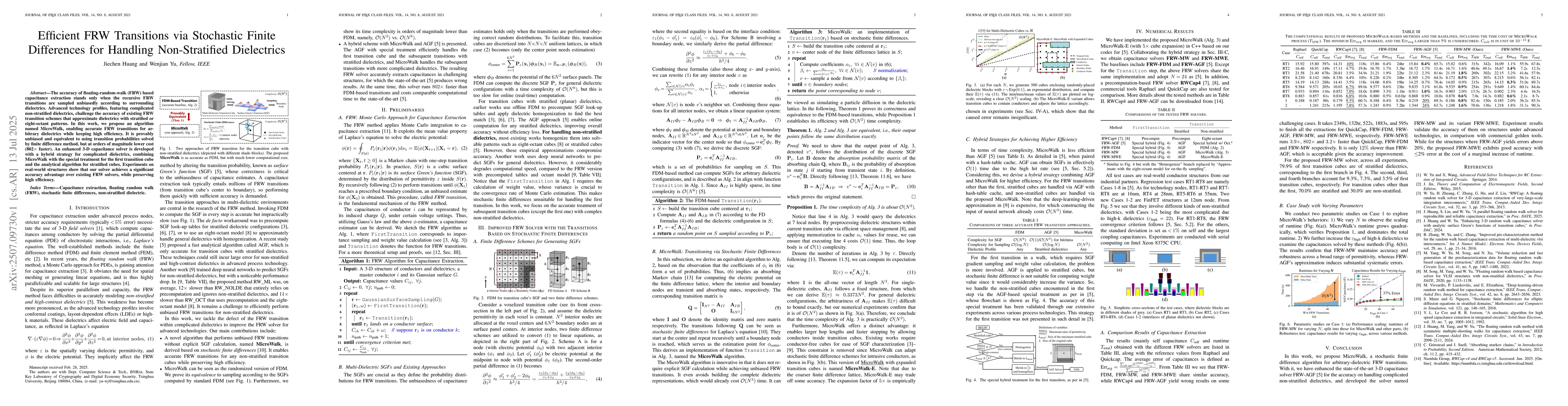Thumbnail for Efficient FRW Transitions via Stochastic Finite Differences for Handling
  Non-Stratified Dielectrics