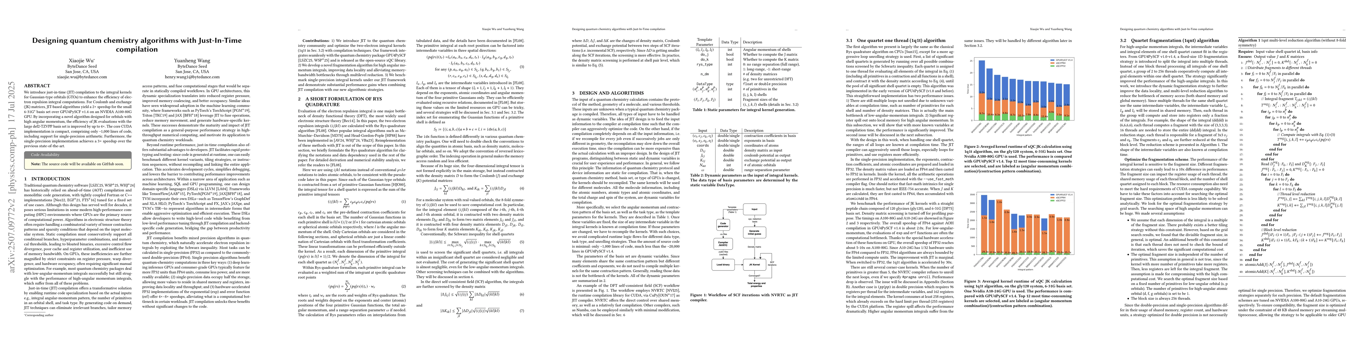 Thumbnail for Designing quantum chemistry algorithms with Just-In-Time compilation