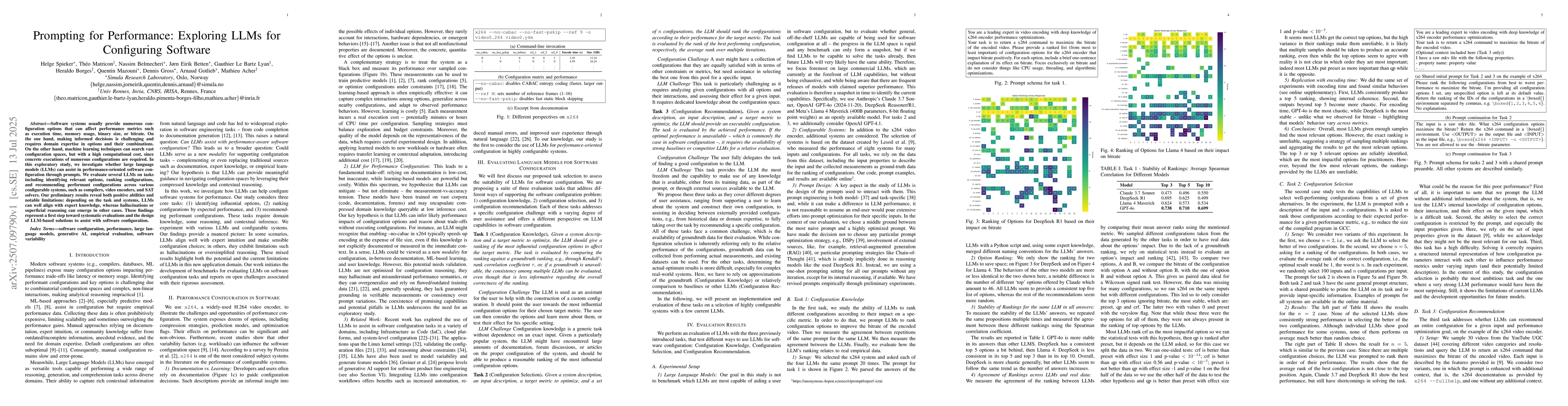 Thumbnail for Prompting for Performance: Exploring LLMs for Configuring Software