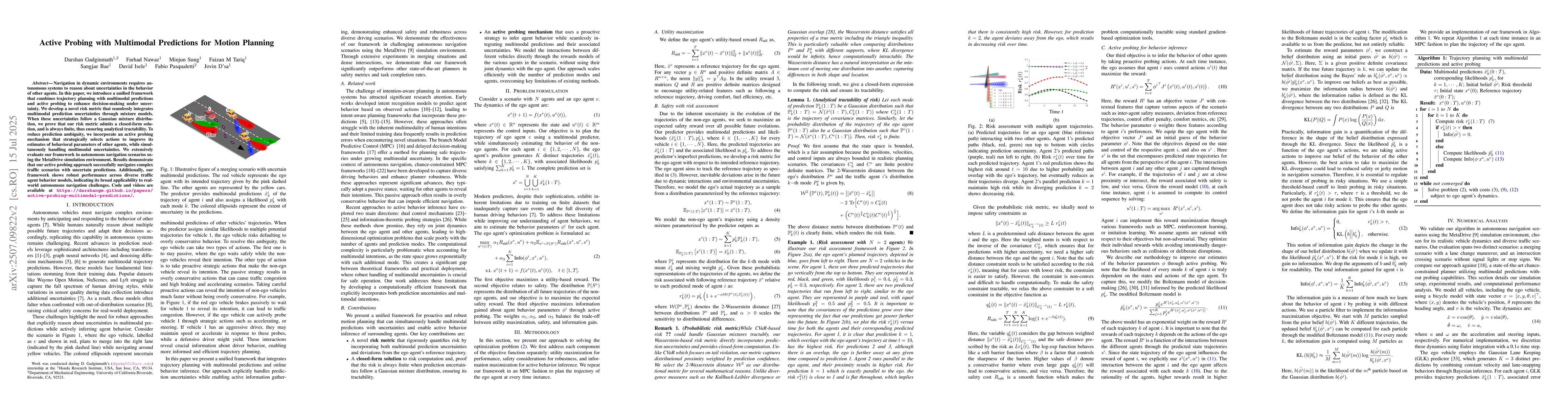 Thumbnail for Active Probing with Multimodal Predictions for Motion Planning