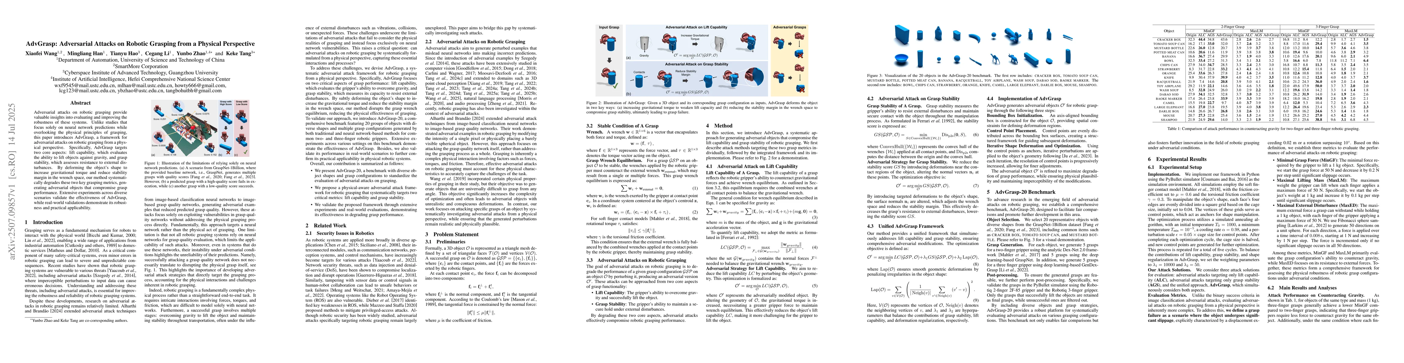 Thumbnail for AdvGrasp: Adversarial Attacks on Robotic Grasping from a Physical
  Perspective