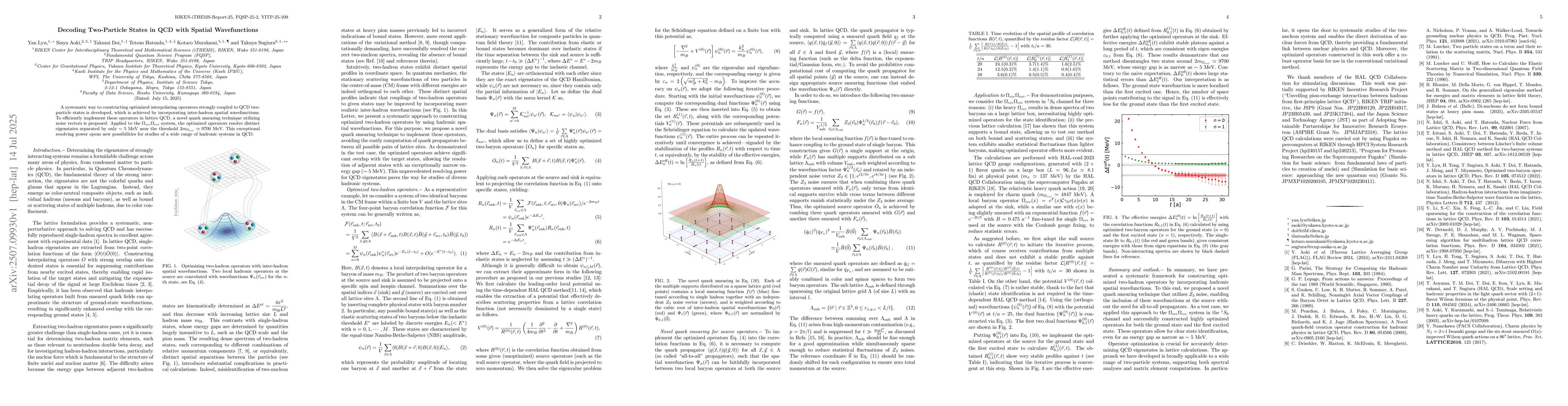 Thumbnail for Decoding Two-Particle States in QCD with Spatial Wavefunctions