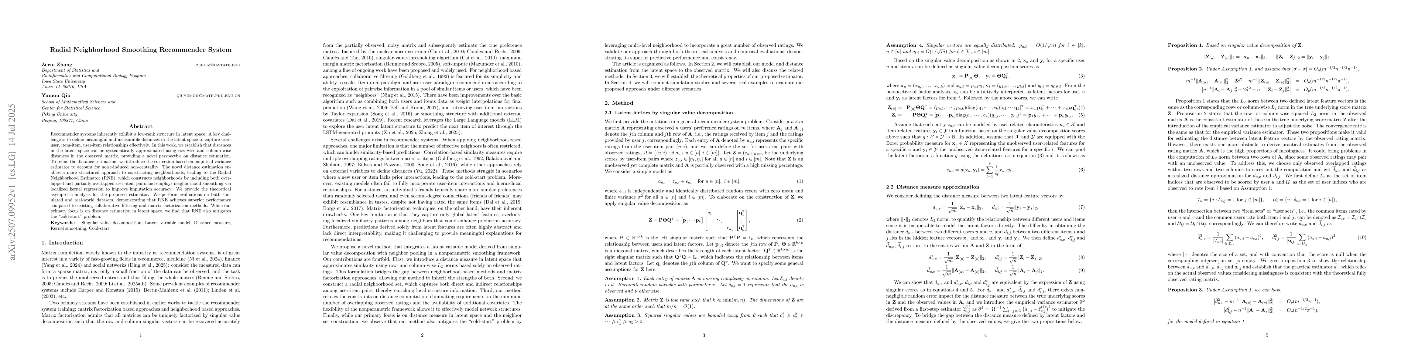 Thumbnail for Radial Neighborhood Smoothing Recommender System