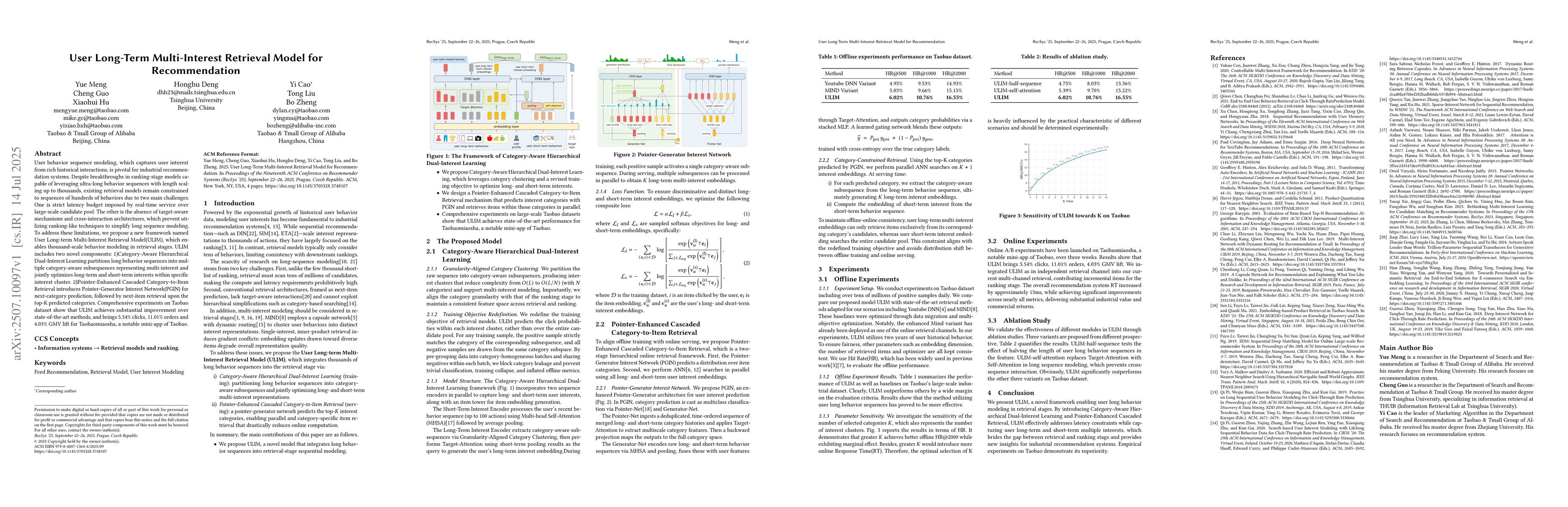 Thumbnail for User Long-Term Multi-Interest Retrieval Model for Recommendation