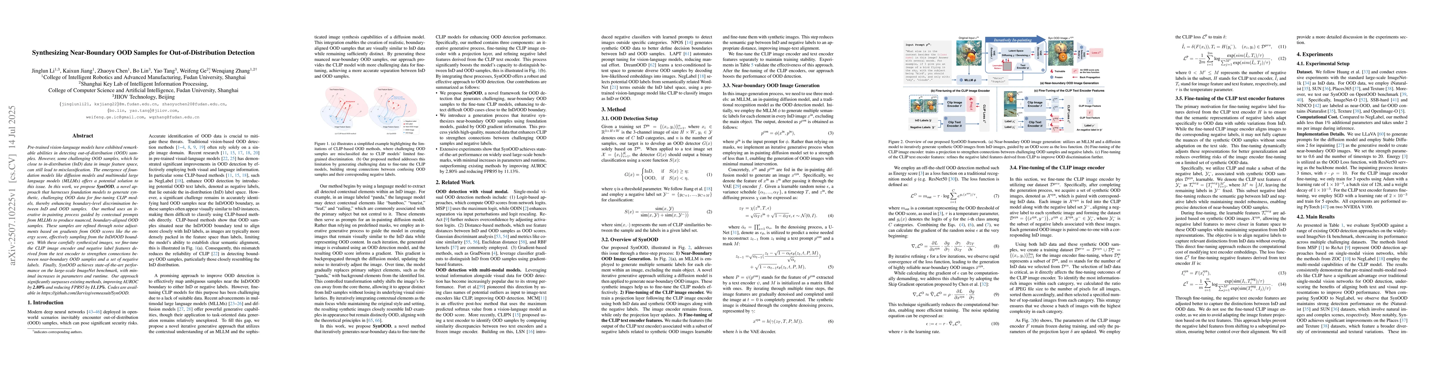 Thumbnail for Synthesizing Near-Boundary OOD Samples for Out-of-Distribution Detection