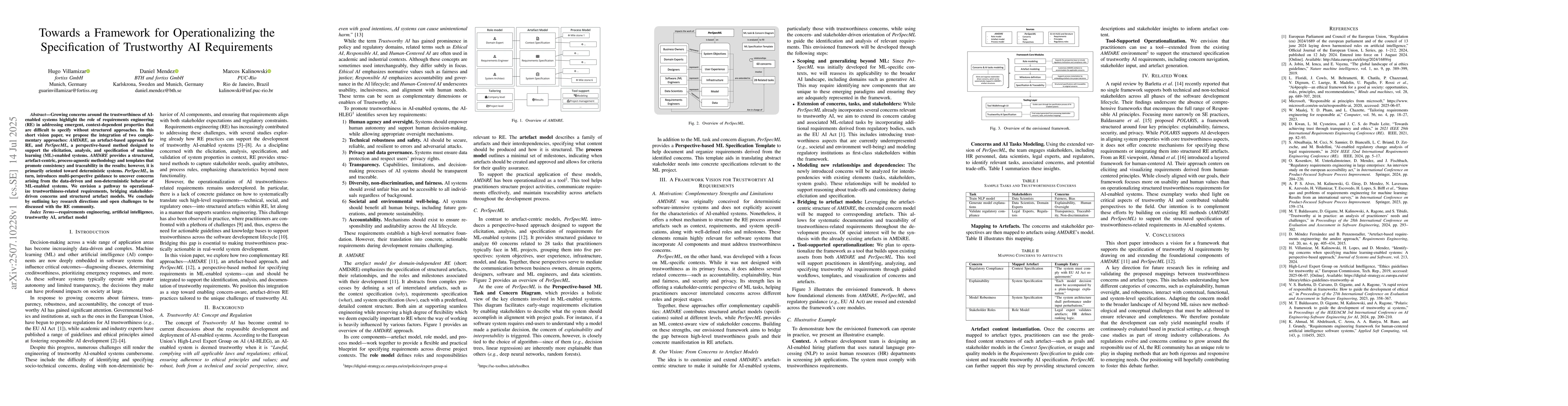 Thumbnail for Towards a Framework for Operationalizing the Specification of
  Trustworthy AI Requirements