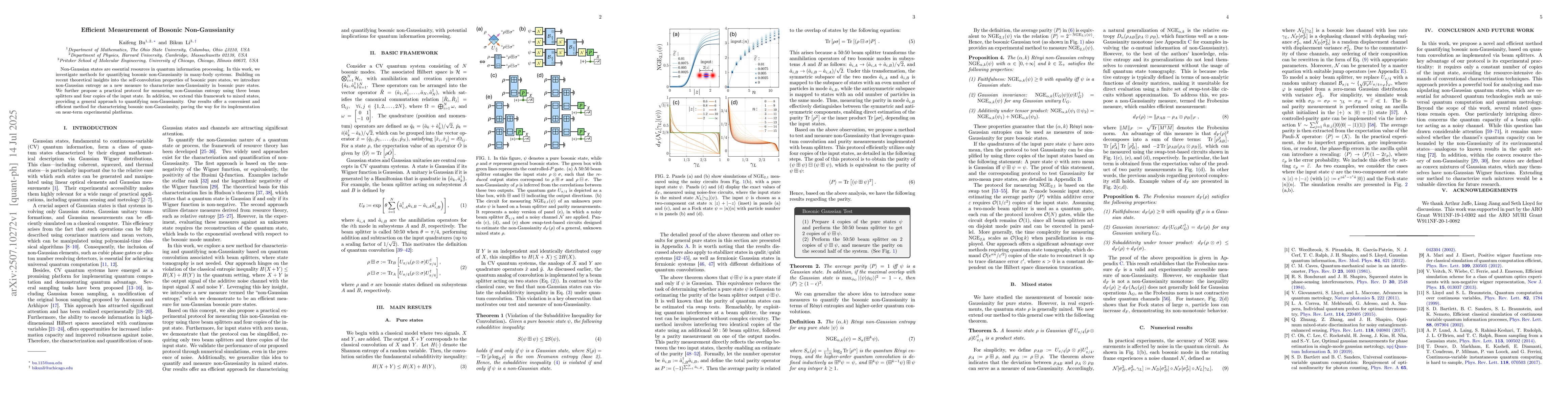 Thumbnail for Efficient Measurement of Bosonic Non-Gaussianity