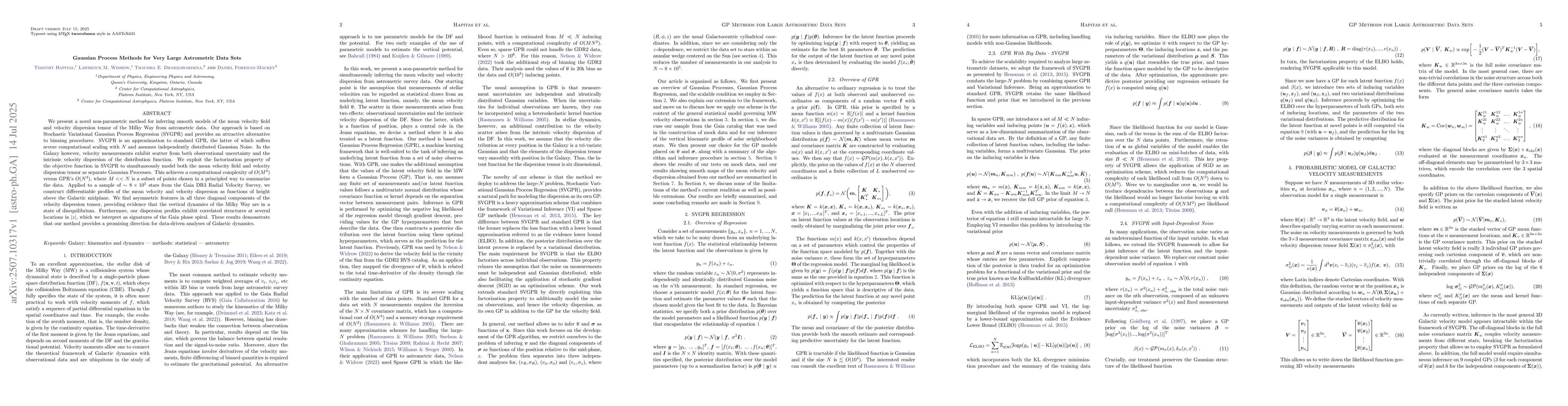 Thumbnail for Gaussian Process Methods for Very Large Astrometric Data Sets