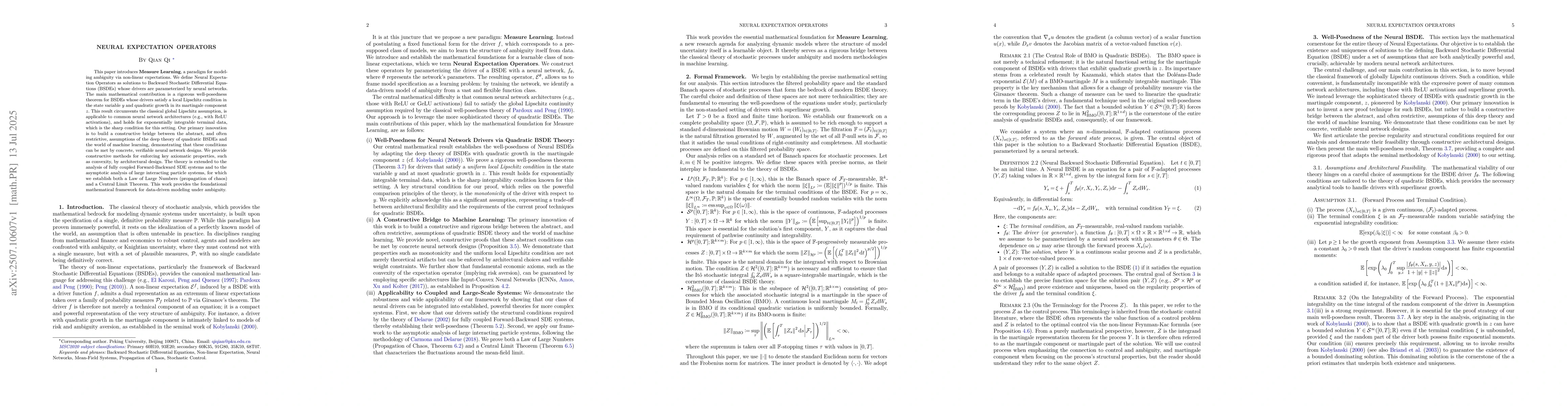 Thumbnail for Neural Expectation Operators