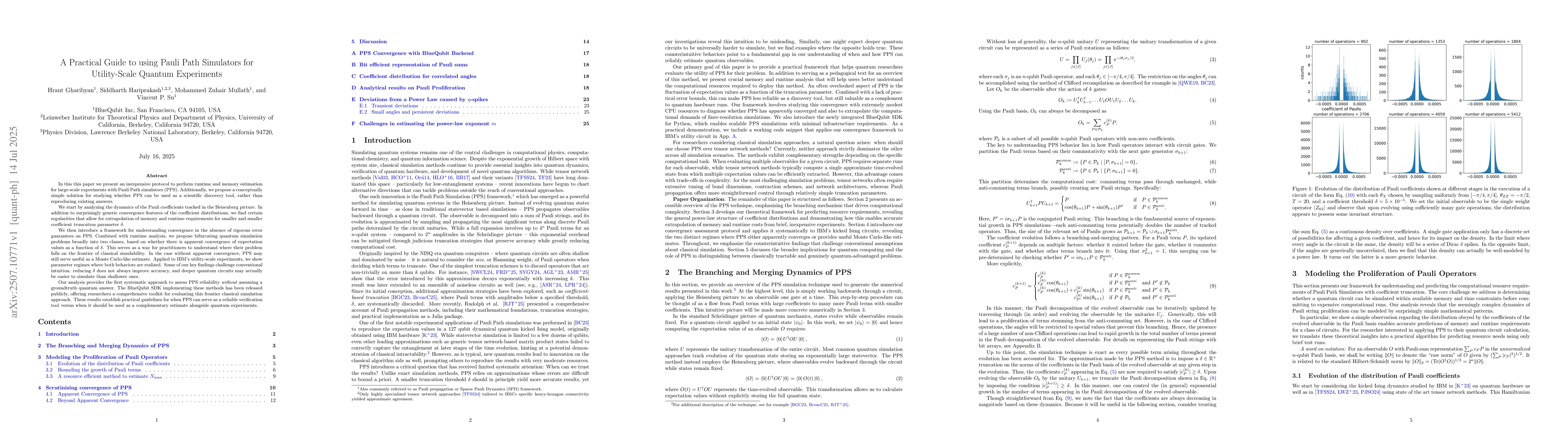 Thumbnail for A Practical Guide to using Pauli Path Simulators for Utility-Scale
  Quantum Experiments
