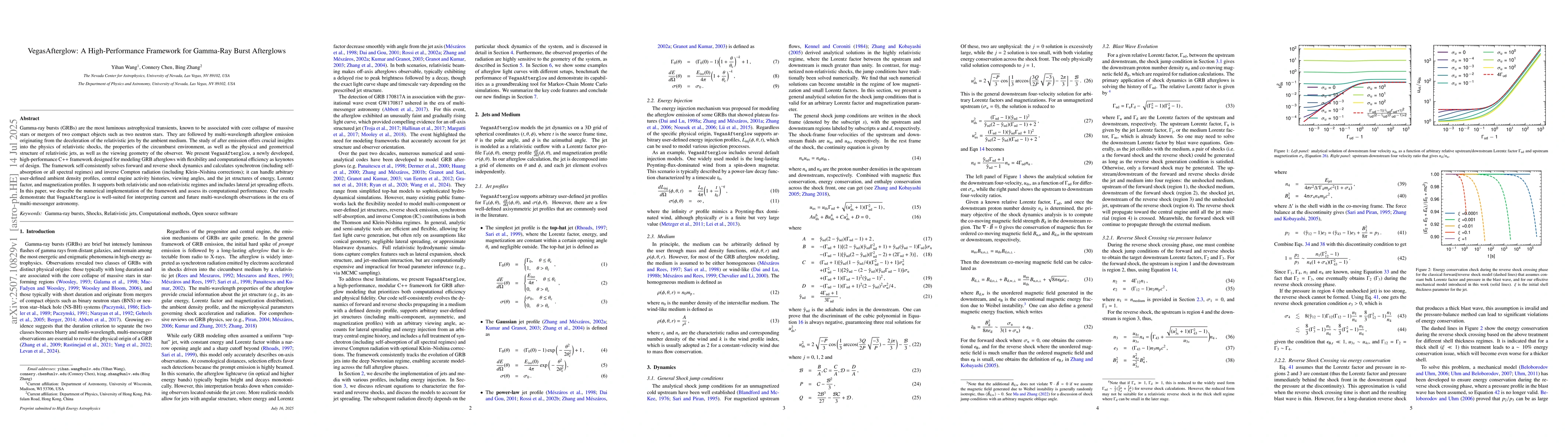 Thumbnail for VegasAfterglow: A High-Performance Framework for Gamma-Ray Burst
  Afterglows